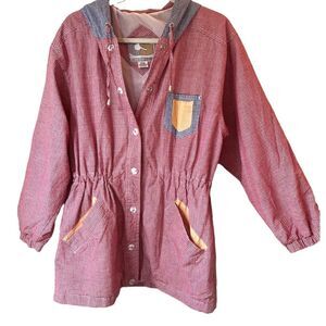 Vintage Current Seen Gingham Print Jacket